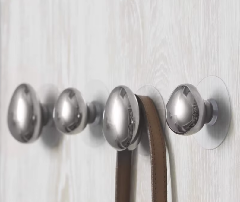 AquaDrop Silberner Keramik-Wandtropfen-Haken