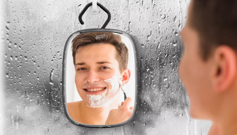 ClearView Duschspiegel – Beschlagfreier Spiegel zum Rasieren und Reisen