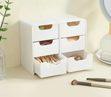 OrdnungsWerk Drei-Ebenen-Organizer – Tischaufbewahrung mit Schubladen | Platzsparend & Wiederverwendbar | Für Büro, Schmuck & Kosmetik