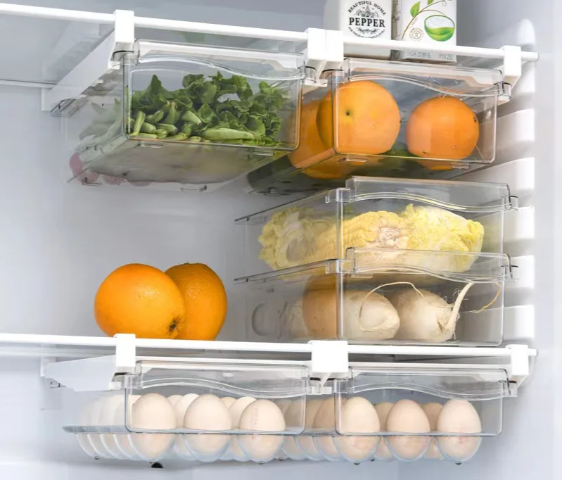 FridgeMaster – Transparente Küchenbox für Obst, Gemüse und Eier