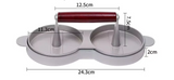GrillMaster Burgerpresse – Aluminium Hamburgerformer für BBQ & Küche