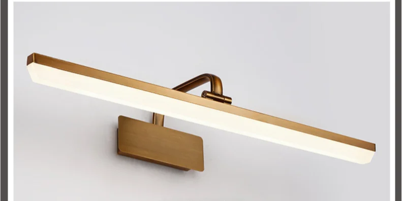 Lumi Bronze LED Spiegel Wandleuchte