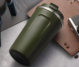 ThermoGenuss Reisebecher – 380/510 ml Edelstahl-Thermobecher | Auslaufsicher & 6–12 Std. Isoliert | Kaffeebecher für Unterwegs