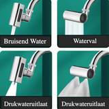 AquaTwist 4-in-1 Schwenkbarer Wasserfall-Küchenhahn