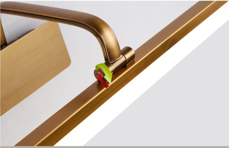 Lumi Bronze LED Spiegel Wandleuchte
