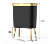 GoldenSlim Moderner Mülleimer mit Deckel