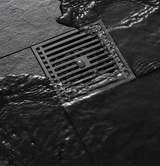 AquaShield Quadratischer Edelstahl-Bodenablauf