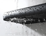ALUMAX – Schwarzes Aluminium-Eckregal ohne Bohren