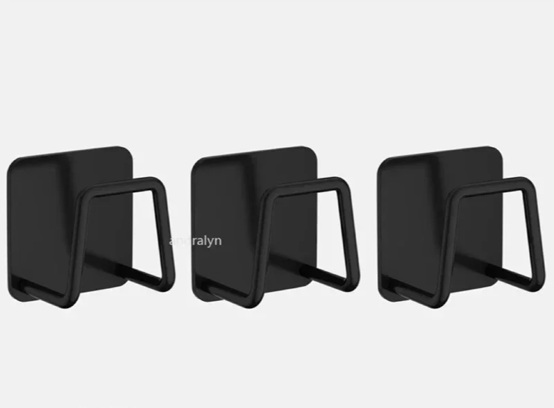 StickDry Edelstahl-Schwammhalter – Selbstklebender Organizer für Spüle & Küchenzubehör