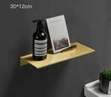 AquaRack Aluminium Wandregal – Premium Badezimmershelf für Shampoo & Duschzubehör