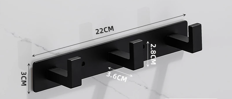 SteelLine Edelstahl Wandgarderobe