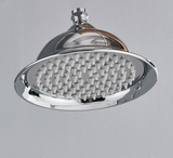 AurumRain Regendusche Kopf – Gebürstetes Gold Messing Duschkopf | Rundes Design | Luxuriöses Duscherlebnis