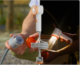 GlowShower 2025 – Tragbare Campingdusche mit LED & Akku | Für Outdoor, Auto, Garten & mehr