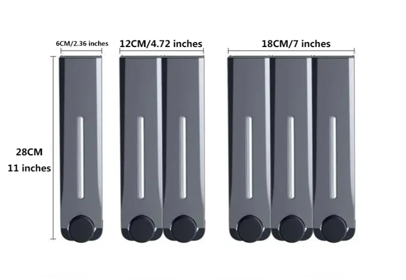 WallLux 500ML Wandmontage-Zeepdispenser