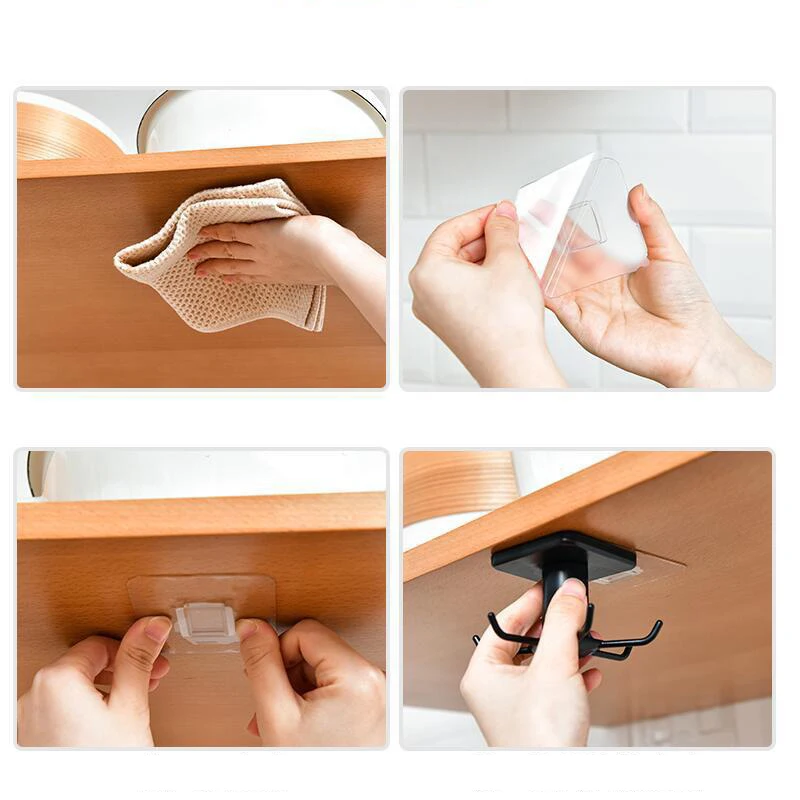 SpinHook360 – Drehbarer Selbstklebender Haken-Organizer für Küche & Bad