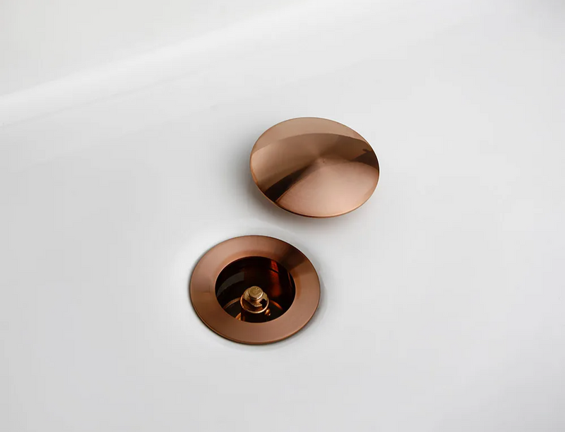 Bagnolux Roségold Waschbecken Ablaufventil