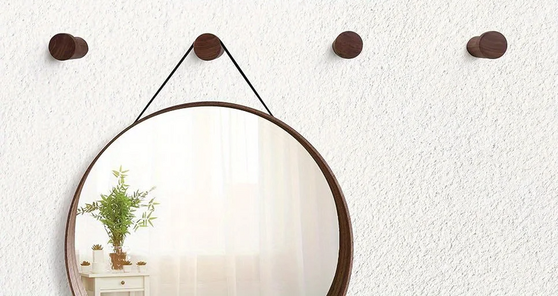 WalnutElegance Traditionelle Handgemachte Wandhaken