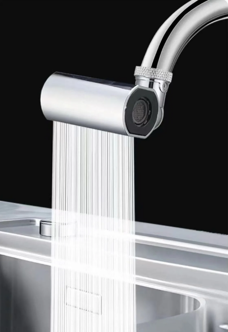 AquaTwist 4-in-1 Schwenkbarer Wasserfall-Küchenhahn