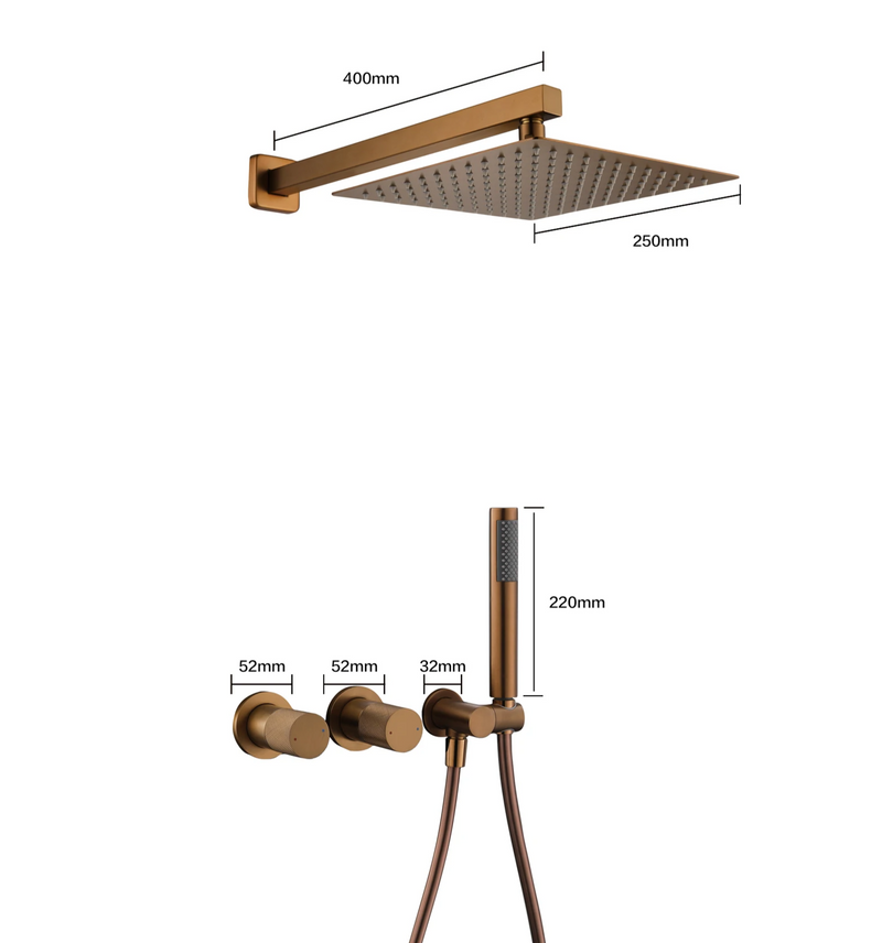RainLux Einbau Duschsystem