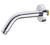 AquaLuxe G1/2 Zoll Messing Duscharm – Runde Wandhalterung für Regendusche, Premium Verlängerungsrohr in 5 Farben
