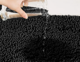 PlushPad Luxus-Badematte aus Chenille – Rutschfest und superweich – Für ultimativen Badezimmerkomfort