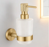 RoséEleganz Badaccessoires Set – Gebürstetes Roségold Edelstahl | Wandmontage Badezimmer Set | Stilvolle Badezimmer Ausstattung