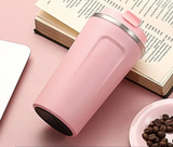 ThermoGenuss Reisebecher – 380/510 ml Edelstahl-Thermobecher | Auslaufsicher & 6–12 Std. Isoliert | Kaffeebecher für Unterwegs
