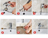 Amora Waschtischarmatur – Stilvoller Warm-Kalt-Wasserhahn aus Messing