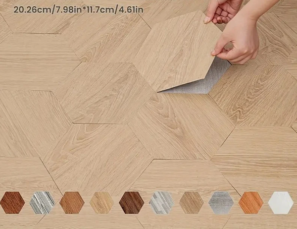 HexaTile Sechseckige Selbstklebende Fliesen