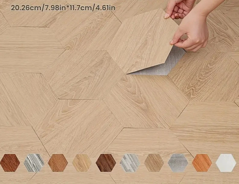 HexaTile Sechseckige Selbstklebende Fliesen