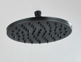 AurumRain Regendusche Kopf – Gebürstetes Gold Messing Duschkopf | Rundes Design | Luxuriöses Duscherlebnis