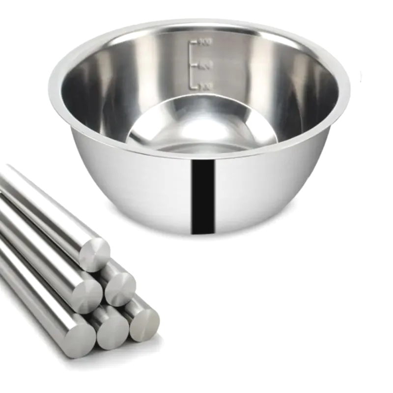 SteelNest – Edelstahl-Rührschüsseln Set für Küche, Camping & Outdoor