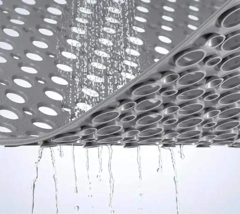 HydroSafe Quadratische Rutschfeste Duschmatte