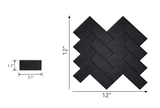 Herringbone Luxe – Selbstklebende Wandfliesen