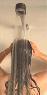AquaGlow Beauty Filter-Duschkopf – Hochdruck, wassersparendes und gereinigtes Duschen – rundes Handmodell