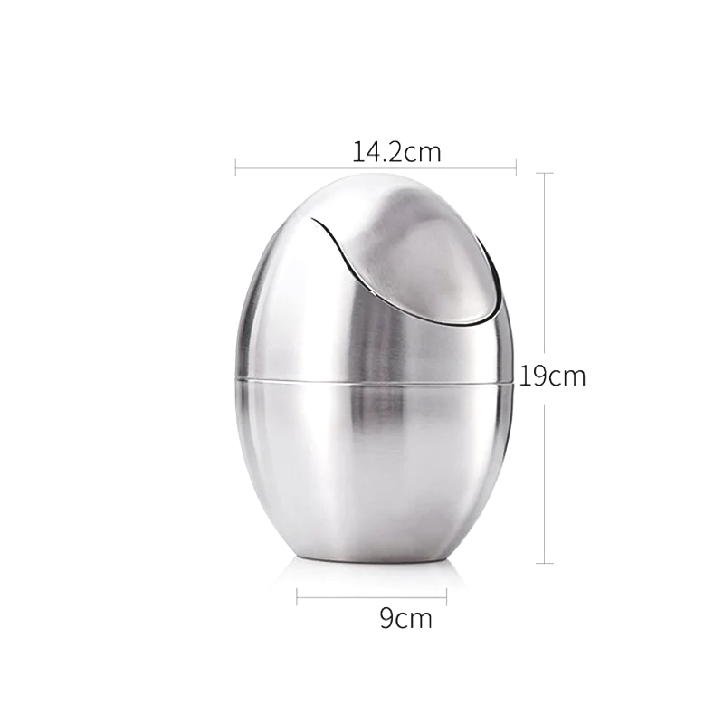 LuxBin Mini Mülleimer aus Edelstahl