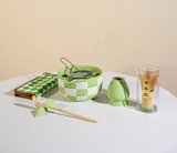 MatchaGenuss Keramik-Teeset – Japanisch Inspiriertes Matcha-Set mit Teeschale & Bambusbesen | Mehrteiliges Zubehörset | Für Matcha-Zubereitung & Teezeremonie