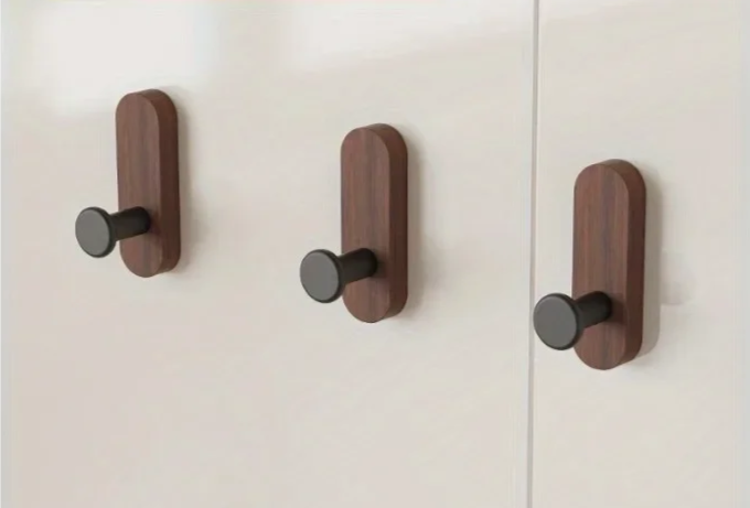 NordicWood Wandhaken aus Walnussholz
