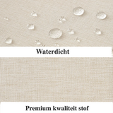 Luxuriöser Duschvorhang aus Leinen – Wasserdicht und dickes Kunstleinen