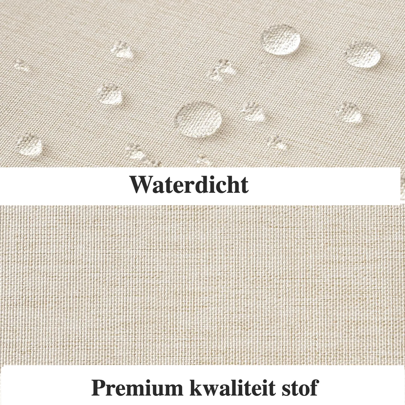 Luxuriöser Duschvorhang aus Leinen – Wasserdicht und dickes Kunstleinen