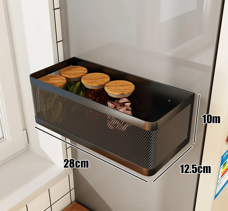 MagnoRack – Magnetisches Kühlschrank-Seitenregal mit Extra Stauraum