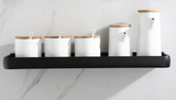 ALUMAX – Schwarzes Aluminium-Eckregal ohne Bohren