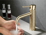 DiamondLux Waschtischarmatur – Schwarzer Einhebel Wasserhahn aus Messing