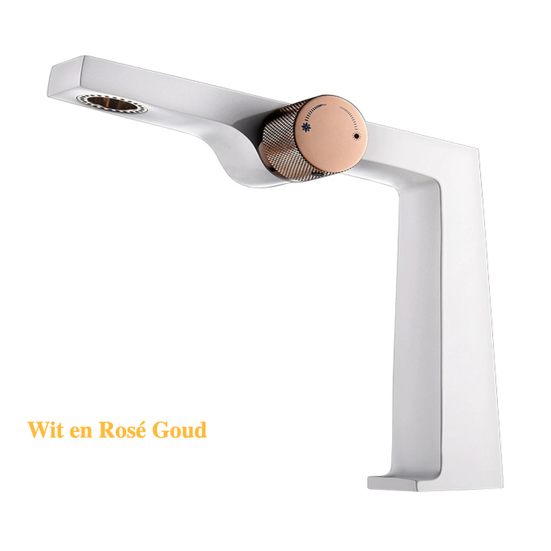 AurumFlow Luxury Pink Gold Waschbeckenarmatur