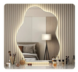 NordiGlow Irregular LED-Spiegel – Skandinavisches Design