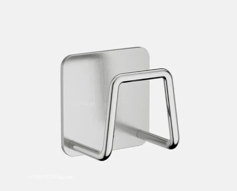 StickDry Edelstahl-Schwammhalter – Selbstklebender Organizer für Spüle & Küchenzubehör