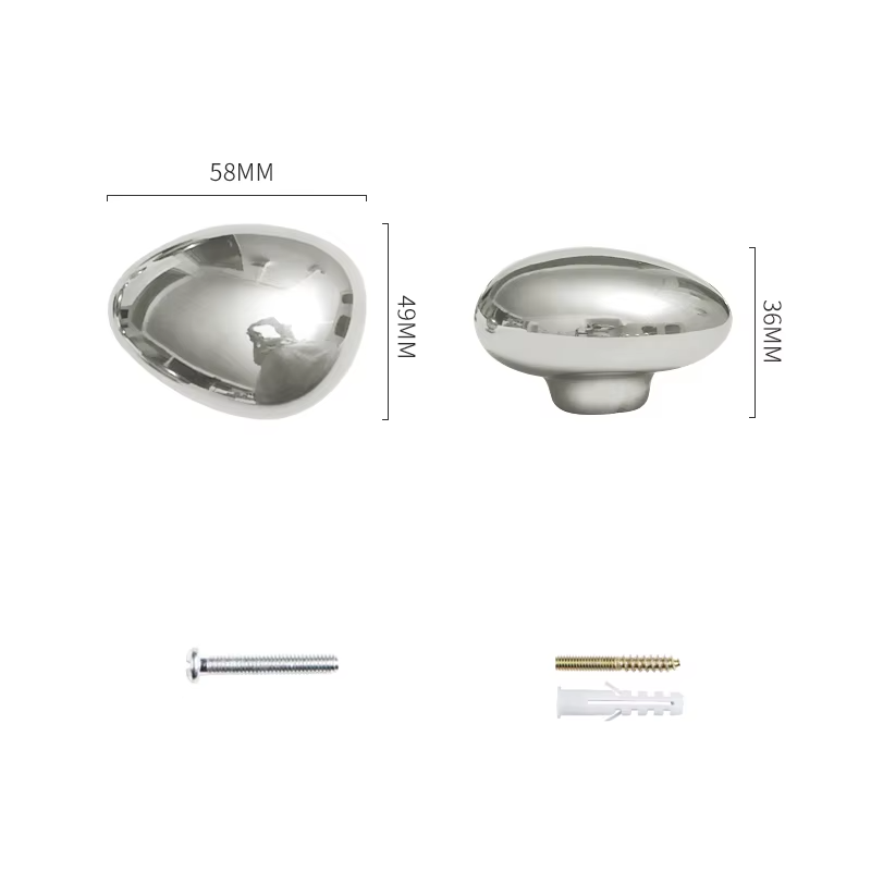 AquaDrop Silberner Keramik-Wandtropfen-Haken