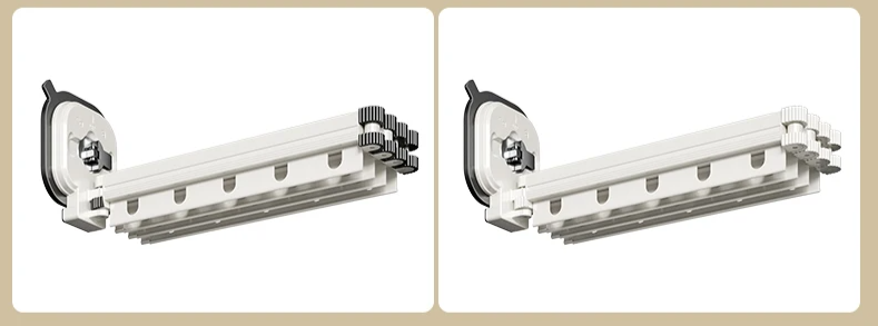 EasyTimes 2025 Faltbare Duschvorhang-Set
