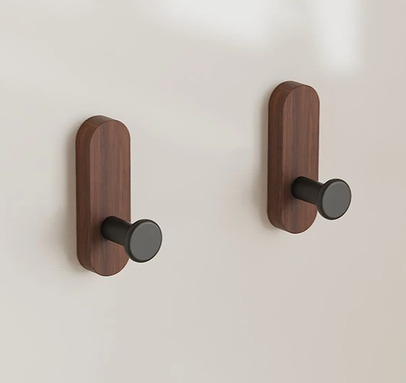 NordicWood Wandhaken aus Walnussholz