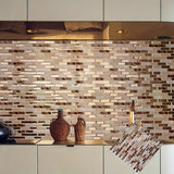 Golden Mosaic Luxe – Selbstklebende Wandfliesen